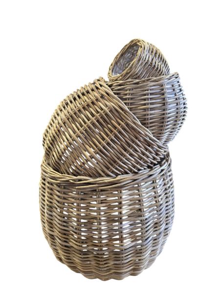 Image sur Round Basket set of 4 PROMO (last items)